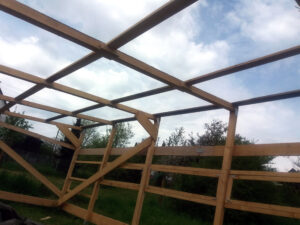 How to build a greenhouse: ceiling