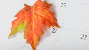 autumn calender