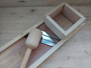 Wooden kraut slicer and tamper