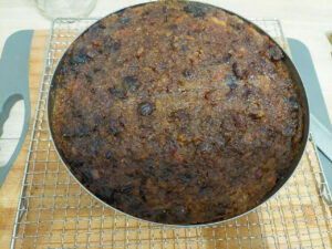 Steamed pudding in the mould