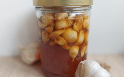 Fermented Garlic in Honey