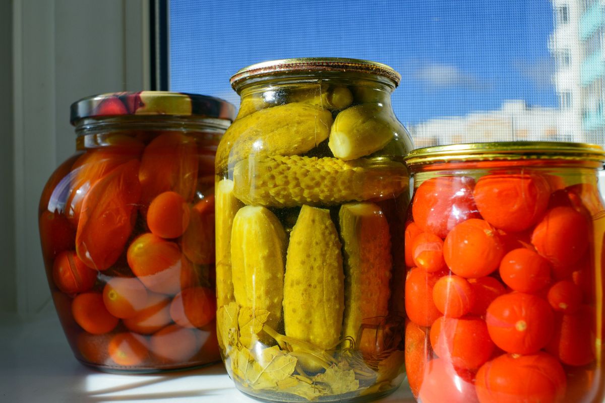 Pickles Pickles in jars